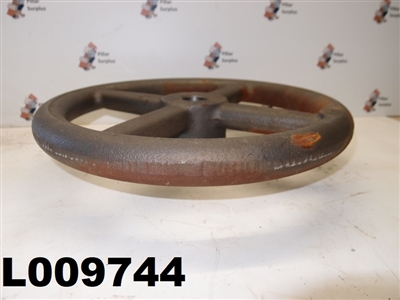 VINTAGE STEAMPUNK CAST IRON INDUSTRIAL WHEEL W-14