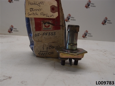 Delco Remy Dimmer Switch Floor Mount