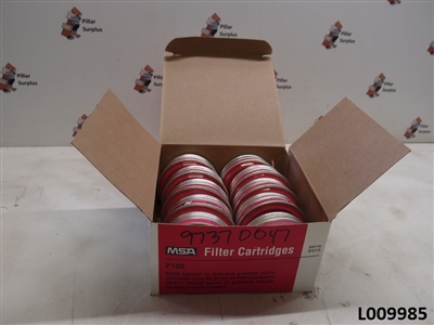 MSA P100 Filter Cartridges 815175 (1 Box of 10)
