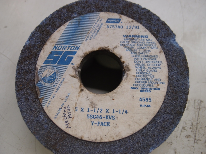 Norton Grinding Wheels Chart