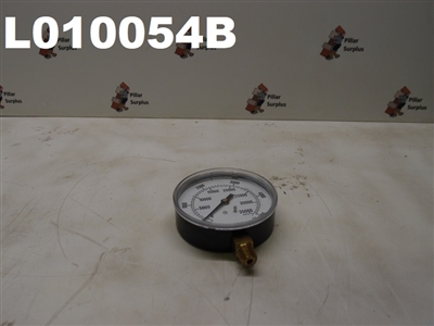 ASHCROFT 3-1/2" PRESSURE GAUGE 35W1005 H 02L XZC 5000#