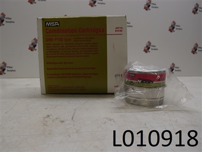 MSA GME-P100 Combination Cartridges 815182 (1 box of 6)