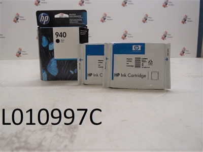 HP 940 Black/Magenta Ink Jet Cartridges (1 Lot of 2 Pkgs.)