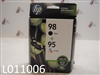 HP 98 Black/95 Tri-Color Ink Jet Cartridges