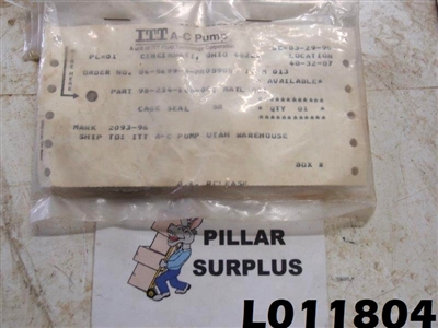 ITT/Allis Cage Seal 98-234-108-001