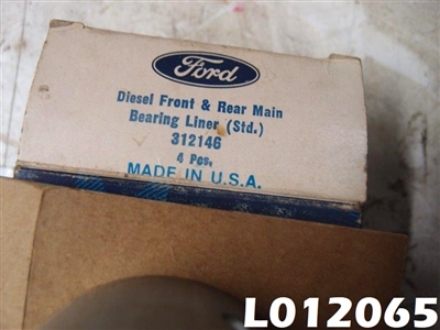 Ford New Holland Main Bearing Liner 312146 (pk of 4)
