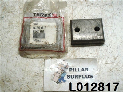 Terex Wear Block 04-709 4017