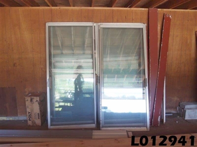 Patio Glass Doors 80"x72" (1) Sliding & (1) Fixed