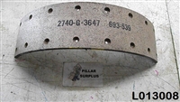 Rockwell Brake Shoe Lining 2740-G-3647