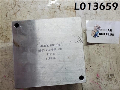 SUN Hydraulics/Normak Manifold B803-260-B06-QD1
