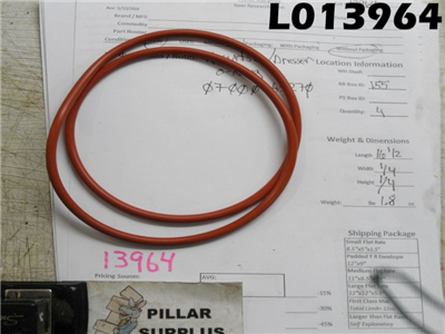 Komatso (Dresser) O'Ring 07000-65270