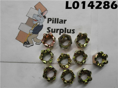 Kubota Slotted Nut 02374-50120 (10 Pcs)