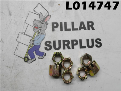 Kubota Slotted Nut 02374-50120 (Lot of 7 Pcs)