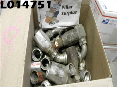 Eaton Aeroquip Hydraulic Hose Fitting Size 20 (Lot of a mixture of 24 fittings all size 20)