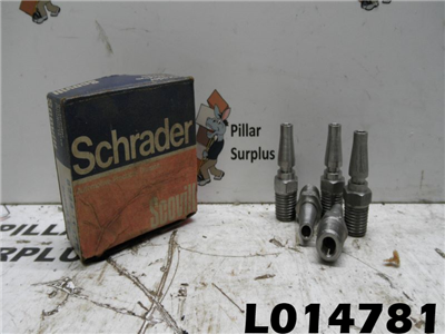 Schrader Scovill Quick Disconnect Interchange Pneumatic Nipple 8244-14 51-0040 (Box of 5 Pcs)