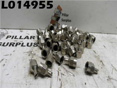 Wonder Large Bore Valve Caps 1/2" Male (Lot of 9 Pcs)
