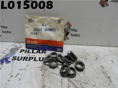 Schrader Rubber Grommets 650-4 RG-22 44-0040 (Four 10 Pc packs per lot 40 Pcs total)