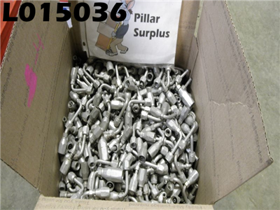 Aeroquip Hydraulic 90 degree Universal Swivel Hose Fittings Size 4 190296-4S 100R5 Reusable (Lot of 587 Pcs)