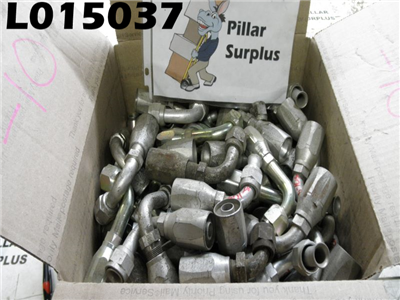 Aeroquip Hydraulic Hose Fitting Size 10's 4411-10S 100RS SAE, FBM3574, 190296-10S Swivel Reusable (Lot of 160 mixed fittings)