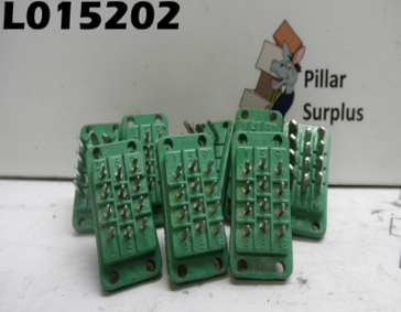 Cinch Connectivity Solutions Rectangular Power Connector 12 Contacts PCB Mount Through Hole JA 7784800000L0 (Lot of 8pcs)