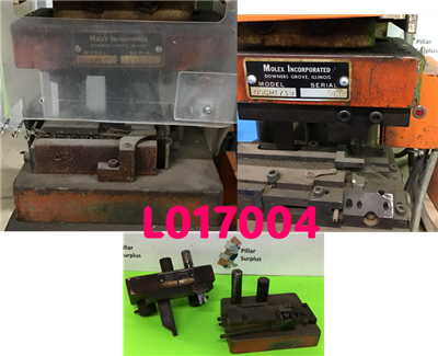 Molex Incorporated Die Set (lot of 3) Model #'s OSCM1739, OSCM2250, OSCM1487