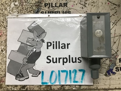 Allen Bradley Pressure Control Switch Bulletin 836