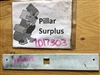 Clothing Rack Bar Support 17-5/8" x 3" x 1/8"