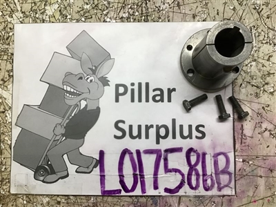 Browning Split Taper Lock Bushing P2 Bore: 1-1/8", Key: 1/4" x 1/8", OL: 2-15/16", BC: 2-7/16"