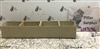 Cardboard Open Top Storage Bins with Wooden Dividers 22.5"L x 4"W x 4"H (lot of 50)