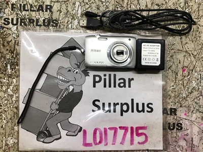 Nikon Coolpix Digital Camera and Charger S2800