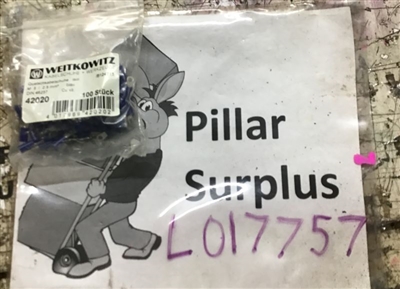 Weitkowitz/Panduit Pan Ring Terminal Ferrule 42020 (lot of 76)