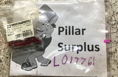 Weitkowitz/Panduit Terminal Expanded Vinyl Ring PV18-10RX-CY (lot of 91)