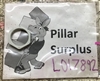 Mencom Plastic Gray Lock nut M50 2M50PA