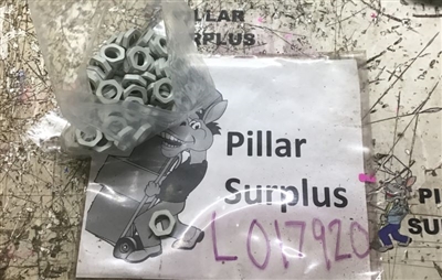 Mencom Gray Plastic Jam Nut LMG-16 (lot of 116) M16x1.5