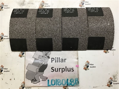 Radiac Abrasives Grey Grind Segments 187160 (lot of 4)