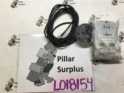 Laird Chrome-plated Magnetic Mount with 12ft RGS8U Cable and Crimp on TNC Connector G8UT