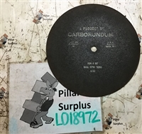 Carborundum Grinding Wheel A36 R B7 12" x 3/4" x 3/32"