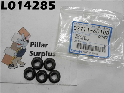 Kubota Flange Nut 02771-60100 (5 Pcs)